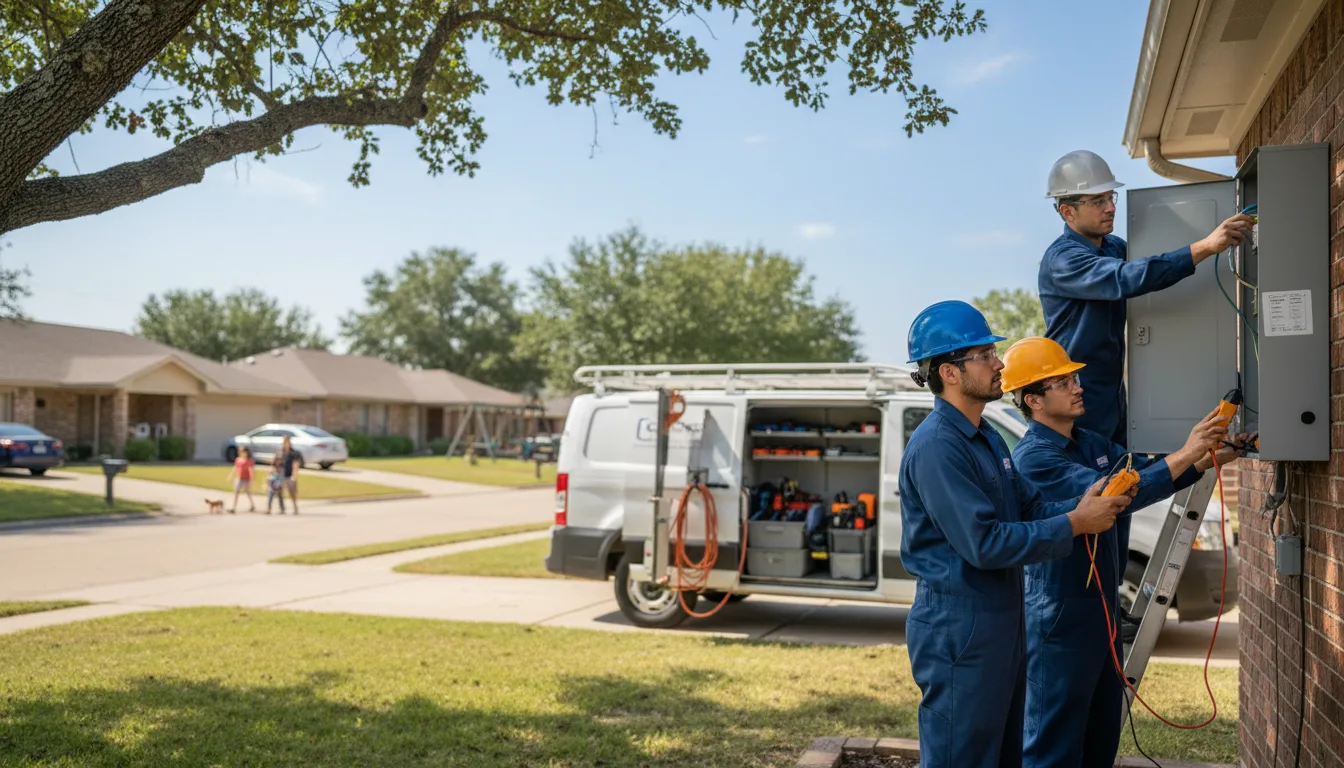Certified electrician providing emergency electrical services in Nelson, NE